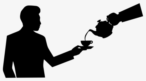 Teapot, Tea, Pouring, Silhouette, Hand, Hot, Boiling - Silhouette Question Mark Man, HD Png Download, Free Download