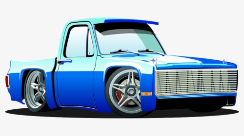 Pachuca Drawing Lowride - Clip Art Low Rider Truck, HD Png Download, Free Download