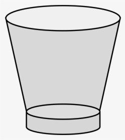 Clipart - Transparent Background Empty Clipart Cartoon Shot Glass, HD Png Download, Free Download