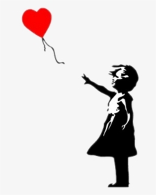 Banksy Balloon Girl Clipart , Png Download - Banksy Balloon Girl, Transparent Png, Free Download