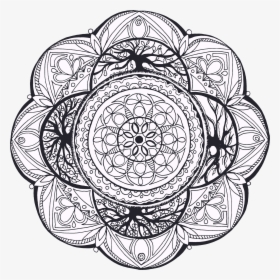 This Free Icons Png Design Of Hand Drawn- - Mandala Drawing Png, Transparent Png, Free Download