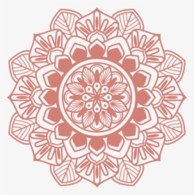 #flower #mandala #design #background #icon #cute #pink - Transparent Mandala Design Png, Png Download, Free Download