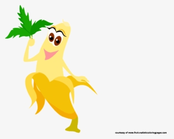 Banana Cartoon Cliparts - Clip Art, HD Png Download, Free Download