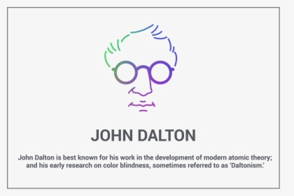The Father Of Color Blindness"  Style="max Width - John Dalton Color Blindness, HD Png Download, Free Download