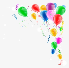 Toy Balloon Confetti - Balloons And Confetti Png, Transparent Png, Free Download