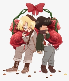 The Official Banana Fish Valentine"s Day Art Really - Cartoon, HD Png Download, Free Download