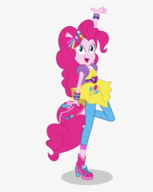 Angle Vector Cartoon - My Little Pony Equestria Girls Dance Magic Pinkie Pie, HD Png Download, Free Download