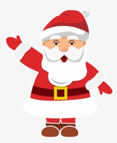 Christmas Ornament Santa Claus Christmas Day H&m - Santa Waving Clip Art, HD Png Download, Free Download
