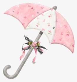 Bridal Shower Umbrella Clip Art Couples Wedding Dress - Pink Clipart Baby Shower Umbrella, HD Png Download, Free Download