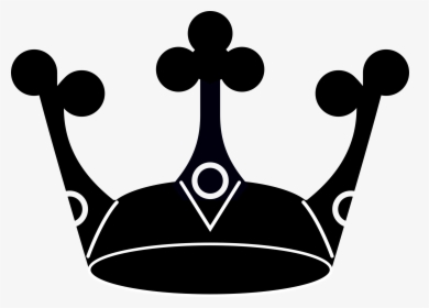 Simple Crown Silhouette By @firkin, From The County - Crown Silhouette Transparent, HD Png Download, Free Download