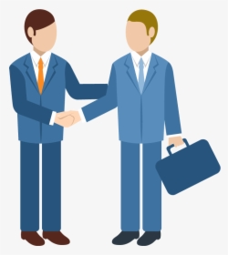 Business Clipart Png - Businessman Shaking Hands Png, Transparent Png, Free Download
