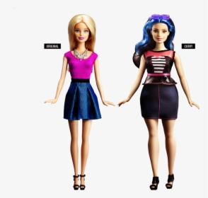 Clip Art Mattel Curvy Barbie With Transparent Background - Today's Barbie Dolls, HD Png Download, Free Download
