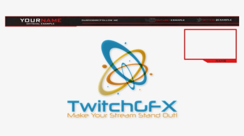Simple Red Free Twitch Overlay - Twitch Stream Follow Overlay Free, HD Png Download, Free Download