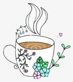 #coffee #coffeecup #nature #drawing #interesting #art, HD Png Download, Free Download