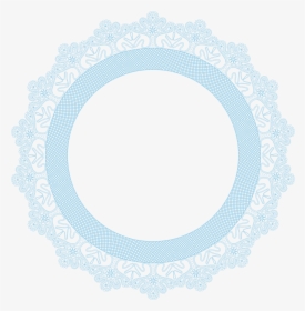 Transparent Blue Lace Png - Circle, Png Download, Free Download