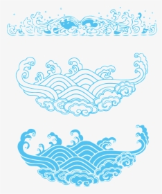 Blue Lace Png Element - Chinese Cloud Png, Transparent Png, Free Download