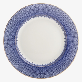 Blue Lace Dinner Plate - Chinese Plates Easy Border, HD Png Download, Free Download