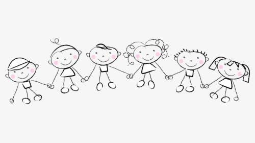 Kids Holding Hands Clipart, HD Png Download, Free Download