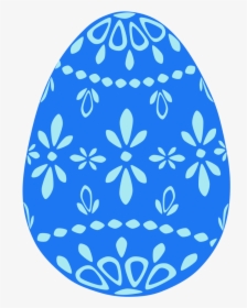 Blue Lace Easter Egg - Easter Egg, HD Png Download, Free Download