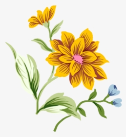 ##flower #floweryellow #flowers #yellow #flores #flor - Transparent Background Flowers Illustration Png, Png Download, Free Download