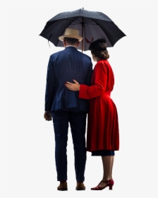 People With Umbrella Png, Transparent Png, Free Download