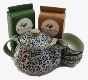 Blue Lace Gift Set - Teapot, HD Png Download, Free Download