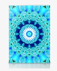 Blue Ice Glass Mandala, Abstract Aqua Lace - Lace, HD Png Download, Free Download