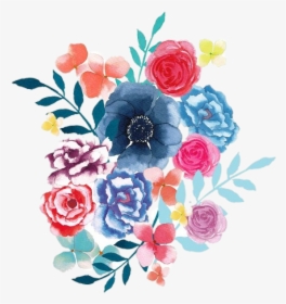 #pngstickers #png #watercolor #illustration #flowers - Flores Ilustración Png, Transparent Png, Free Download