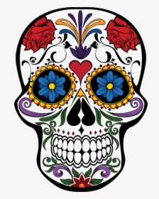 Day Of The Dead Skulls Png, Transparent Png, Free Download