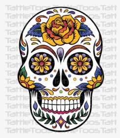 Sugskull 4 Candy Skulls, Sugar Skulls, Mexican Skull - Sugar Skulls Cut Out, HD Png Download, Free Download