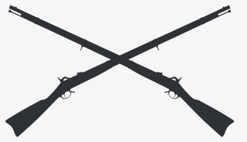 Gun Clipart Crossed - Crossed Muskets Clipart, HD Png Download, Free Download