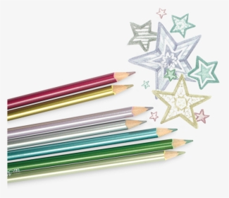 Modern Metallics Colored Pencils - Pencil, HD Png Download, Free Download