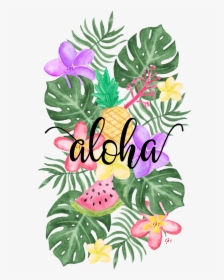 #tropical #floral #vibes - Wallpaper, HD Png Download, Free Download