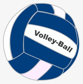 Volleyball, Ball, Blue, White, Stripes, Sport, Game - Volleyball Ball Blue And White, HD Png Download, Free Download