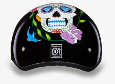 Ladies Skull Motorcycle Helmet, HD Png Download, Free Download