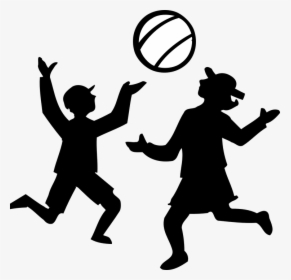 Volleyball, Picnic, People, Boy, Soccer, Happy, Kids - Kids Playing Clip Art, HD Png Download, Free Download