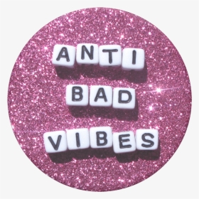 Anti Bad Vibes, Popsockets - Label, HD Png Download, Free Download