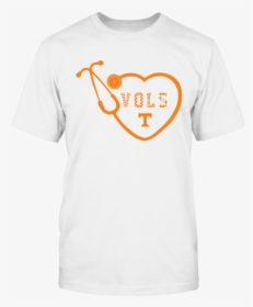 Heart Stethoscope Patterned Letters Tennessee Volunteers - She's A Good Girl Loves Her Mama Tee Shirt, HD Png Download, Free Download