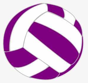 Purple And White Volleyball, HD Png Download, Free Download