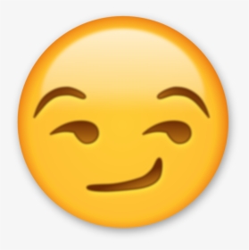 Smirk Emoji Png, Transparent Png, Free Download