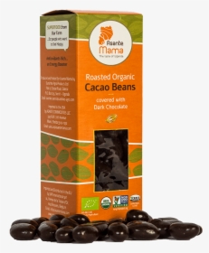 Roasted Organic Cocoa Beans - Chocolate-covered Raisin, HD Png Download, Free Download