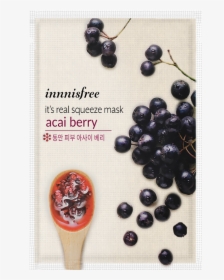 Innisfree Its Real Squeeze Mask Acai Berry, HD Png Download, Free Download