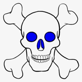 How To Draw Skull - Easy Small Skull Drawing, HD Png Download, Free Download