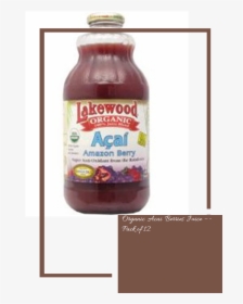 Organic Acai Berries Juice -pack Of - Grape Juice, HD Png Download, Free Download