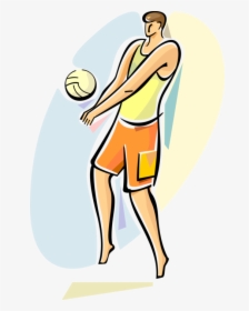 Transparent Volleyball Player Png - Volleyball Player Cartoon Png, Png Download, Free Download