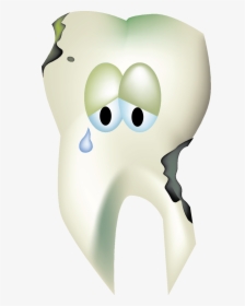Clipart - Clipart Sad Tooth Png, Transparent Png, Free Download