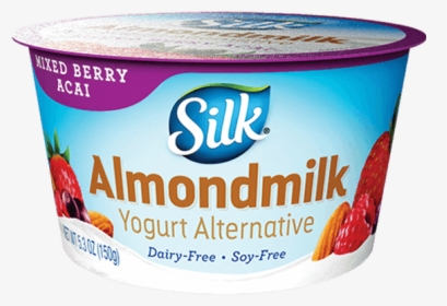 Silk Mixed Berry Acai Almond Dairy-free Yogurt Alternative - Silk Almond Milk Yogurt Mixed Berry, HD Png Download, Free Download