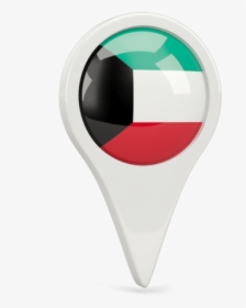 Round Pin Icon - Kuwait Flag Icon Png, Transparent Png, Free Download