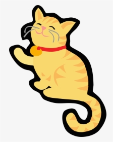 Clipart Smiling Cat Banner Free Library Smile Cat Clipart - Playing Cat Gif Clipart, HD Png Download, Free Download