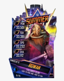 Rowan S4 21 Summerslam18 - Wwe Supercard Summerslam 18, HD Png Download, Free Download